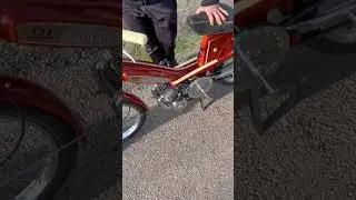 Most powerful Mobylette motorcycle. Glardoni. 2 stroke motor bicycle.