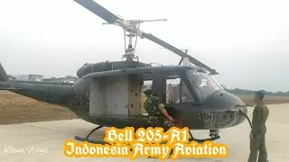 Bell 205 - A1 | The Legend of Indonesia Army Aviation | Penerbad #armypilot #aviator #penerbad