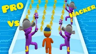Giant Rush Pro vs Hacker All Levels gameplay (lvl91) #androidgames #noobprohacker