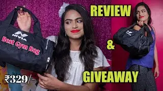 Best Gym Bag In India Under ₹350 |  Nivia Gym Bag Review & Giveaway Closed ❌
