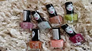New Elle 18 Nail Polish Swatches | Affordable Nail Paints In India | Elle18 Nail Pops
