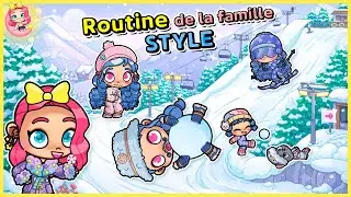 ❄️🏔️ Routine &agrave; la Montagne Enneig&eacute;e avec la Famille Style | Avatar World 🌙✨ Vacances d&rsquo;Hiver