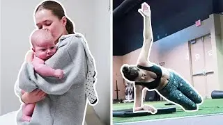 SCARE WITH NEWBORN | POST-BABY BODY ROUTINE