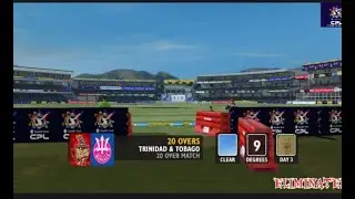 ASHES CRICKET 2009 CPL PATCH | TRIBAGO KINGHT RIDER VS BARBADOS ROYALS ELIMINATER MATCH |