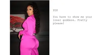 TG Caption: You're Goddess