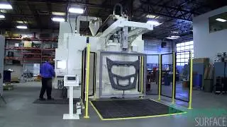 Robotic Grit Blast Machine for Carbon Composite Structures - Progressive Surface