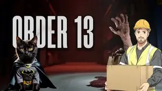 Working at a warehouse with bat cat - order 13