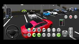 New policecar# Car  parking practice in parking Lot #3D Class Driving❤️