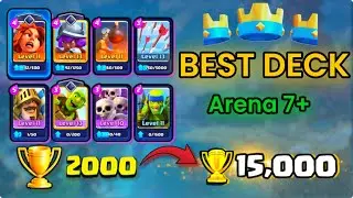 Clash Royale BEST Beginner Deck | From 2k to 15k Trophies! No Legendaries!