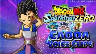 All Cabba Voice Clips • Dragon Ball Sparking! ZERO • Voice Lines (Clifford Chapin) - ENGLISH
