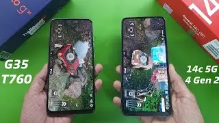Moto G35 vs Redmi 14c 5G Speed Test with AnTutu, Gaming ( T760 vs 4 Gen 2)
