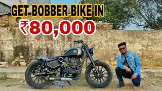 Royal Enfield modified into Harley Davidson | Bobber Style | Bike Modification | Vampvideo |
