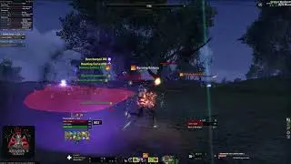 ESO PvP ⚔️ Mag DK 🔥 & Mag Sorc - Outnumbered - Waking Flames