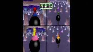 Mario Party 6 Throw Me a Bone - Mario vs Luigi vs Peach vs Daisy
