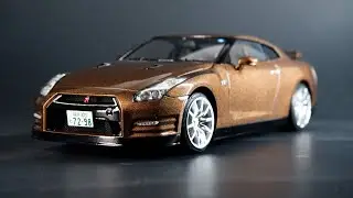 Aoshima Nissan Skyline R35 GTR 1/24 Полная сборка