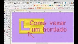 Como Vazar um Bordado com a Ferramenta Enchimento Complexo.
