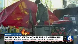 Petition to veto homeless camping bill