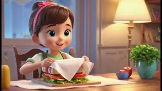 Ой! Бутерброд спрятан в пакете 🥪 | Детские песенки и стишки