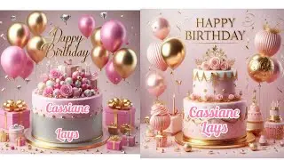 Feliz aniversário cassiane Lays!!Eu te amo muito! 