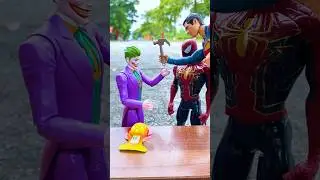 Joker returns the Candy 😂🎈🍫  Marvel Toys #marvel #spiderman