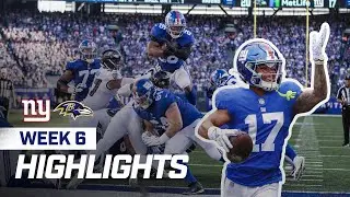 New York Giants TOP PLAYS from WIN over Baltimore Ravens | 2022 Regular Season Week 6