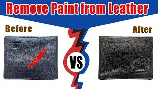 How to Safely Remove Paint from Leather (No Damage!) | Simple DIY Method