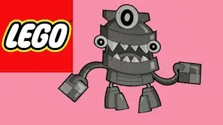 How to Build LEGO Mixels - Screen Mixel - Stop Motion Build | Bricks and Clay Play