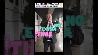 Du m&aring;ste veta vad NET-time inneb&auml;r! #nettime #timemanagement #tips #mikaelarndt