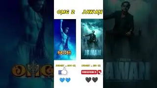OMG 2 Vs Jawan Movie Comparison | Box Office Collection #shorts #viralvideo #srk #jawan #omg2 #yt