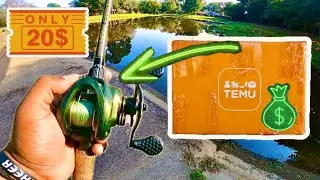THIS IS THE BEST TEMU FISHING REEL EVER!! (PB Caught!!!!!) #temu #bigbass #bassfishing 