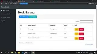 [Tutorial] Cara Menampilkan Alert/Notifikasi Jika Stock Barang Sudah Habis di Aplikasi Stock Barang