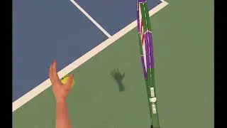 First Person Tennis - Steam Version - OBS CPU Encoder Test 4k