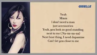 GISELLE 'Dopamine' - KARAOKE with lyrics