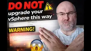 STOP attaching the ISO &mdash; this vSphere 8 &rarr; 9 upgrade FAILS #vmware #upgrade #vexpert