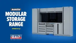 Sealey Superline Pro&reg; Black Edition Modular Storage | APMSBE Range