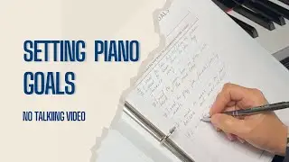 Plan With Me and Watch How I Fill out Piano Lesson Planner (No Talking)
