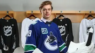 Behind the Scenes on Day 2 of the 2019 NHL Draft with Nils Hoglander, Ethan Keppen & Artur Silovs