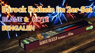 Barock Fackeln mit Bengal Brenner 2er Pack f&uuml;r unvergessliche Momente und perfekte Stimmung F1 NICO