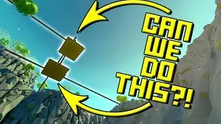 SUSPENDED MOUNTAIN BASE?! (The Beginnings) Scrap Mechanic Gameplay