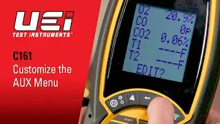 UEi C161 Aux Menu Setup