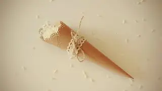 Cómo hacer unos conos con arroz para tu boda 💒 | DIY