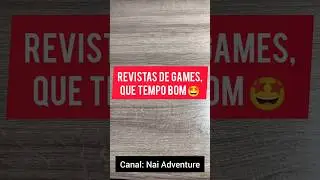 Revistas de games, que tempo bom 🤩 #shorts #revistas #nintendo #sega #sony #snk #playstation #retro