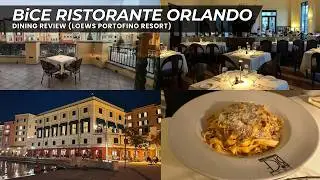Best Italian Food at Universal Orlando? BiCE Ristorante Review (4K)