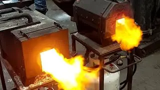 Damascus Forging Class today at The Forge Co.
