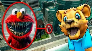 Drone Catches CURSED ELMO In a CITY...
