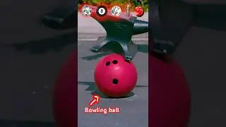 60-фунтовая наковальня против шара для боулинга 🎳