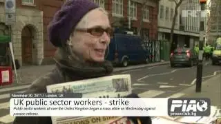 UK - public sector workers - strike