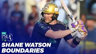 Shane Watson Boundaries | HBL PSL 2020 | MB2T