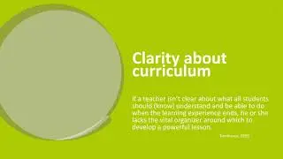 2021 Inclusive Education Expo -  Maintaining a High Quality Curriculum Know Understand Do