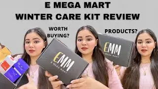 AFFORDABLE WINTER SKINCARE WITH E MEGAMART WINTER CARE KIT #winterskincare #skincareproducts #review